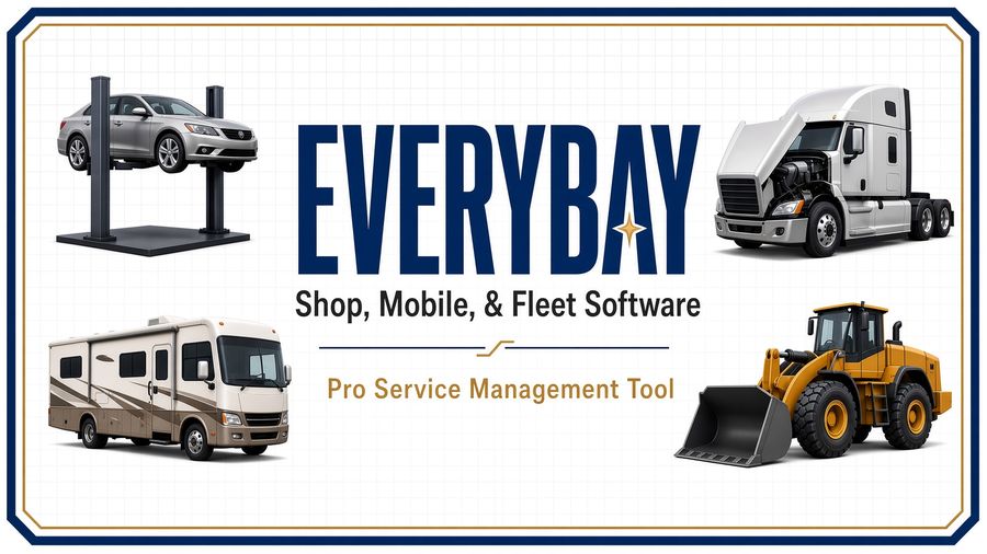EveryBay - Shop, Mobile, and Fleet Software. Pro Service Management Tool.